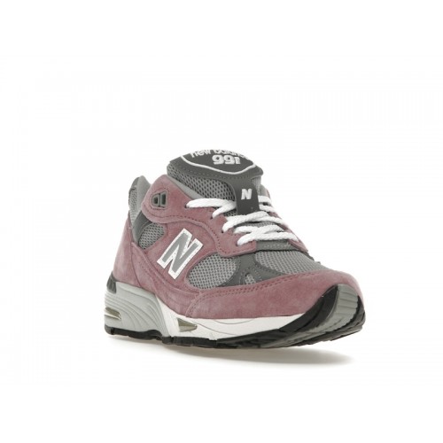 Кроссы New Balance 991v1 MiUK Wistful Mauve (W) - женская сетка размеров