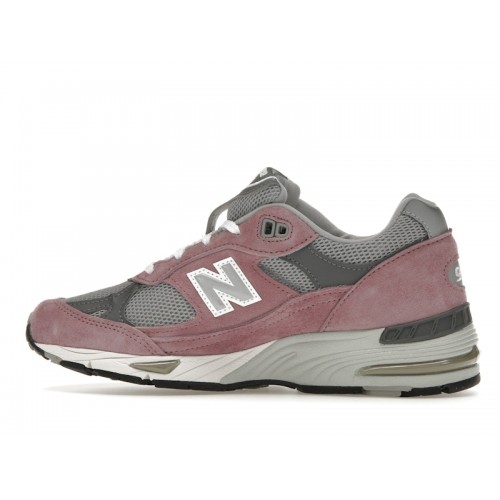 Кроссы New Balance 991v1 MiUK Wistful Mauve (W) - женская сетка размеров