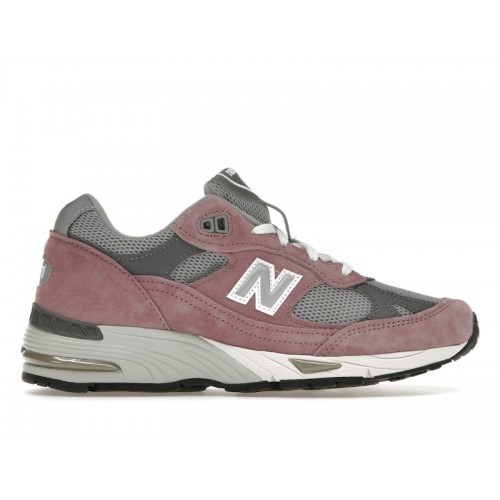 Кроссы New Balance 991v1 MiUK Wistful Mauve (W) - женская сетка размеров