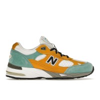 Женские кроссовки New Balance 991 SNS Yellow Blue (W)