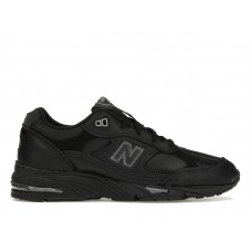 Женские кроссовки New Balance 991 Leather Black Grey (W)