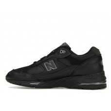 Женские кроссовки New Balance 991 Leather Black Grey (W)