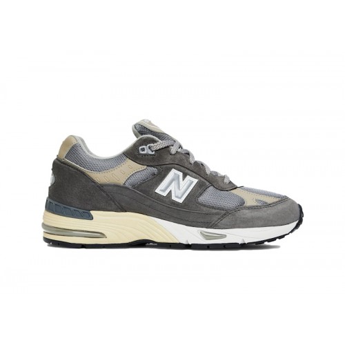 Кроссы New Balance 991 MiUK 40th Anniversary Grey (W) - женская сетка размеров