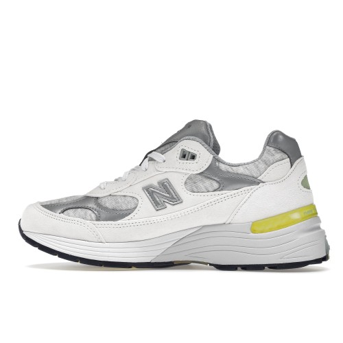 Кроссы New Balance 992 MiUSA White Cyclone (W) - женская сетка размеров