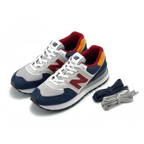 Кроссы New Balance 574 Legacy eYe Junya Watanabe MAN Grey Navy - мужская сетка размеров