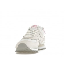 Женские кроссовки New Balance 574 Beige Pink Angora (W)