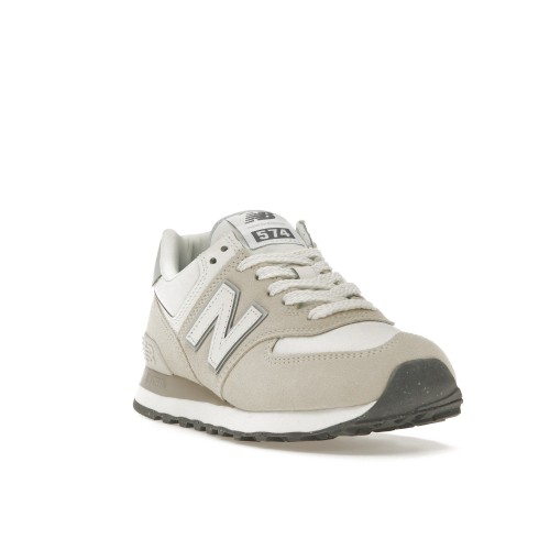 Кроссы New Balance 574 Beige Pink (W) - женская сетка размеров