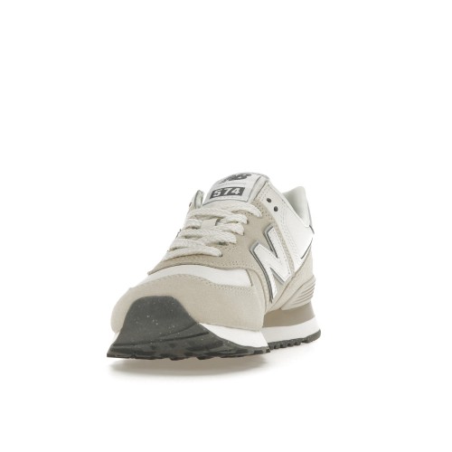 Кроссы New Balance 574 Beige Pink (W) - женская сетка размеров