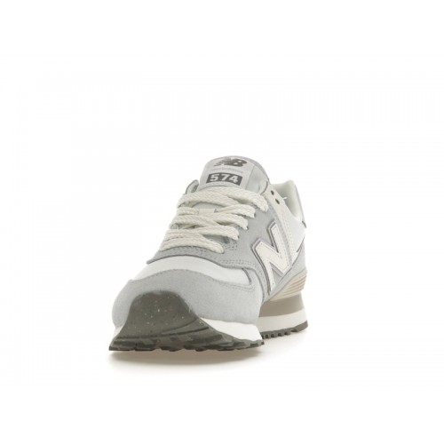 Кроссы New Balance 574 Light Pink (W) - женская сетка размеров