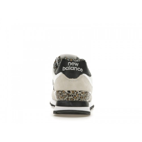 Кроссы New Balance 574 Leopard Print Grey Black (W) - женская сетка размеров