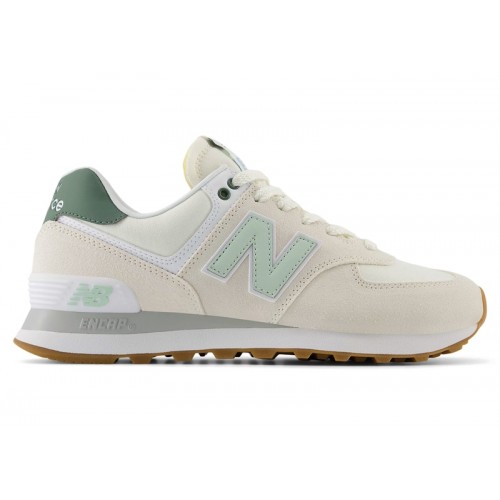 New Balance 574 Sea Salt New Spruce (W) - женская сетка размеров