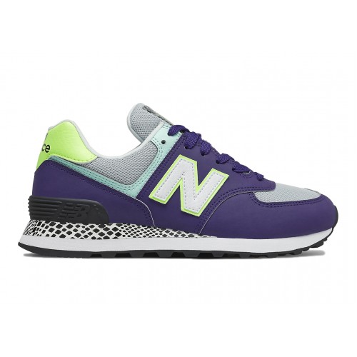 Кроссы New Balance 574 Virtual Violet (W) - женская сетка размеров