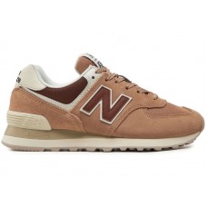 Женские кроссовки New Balance 574 Flat Taupe Rich Oak (W)