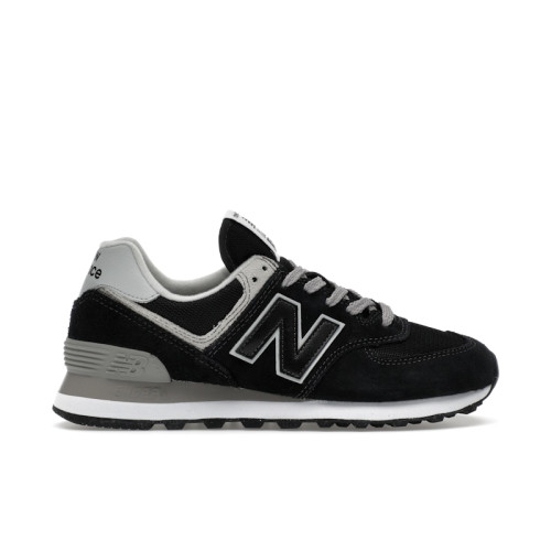 New Balance 574 Black Grey (W) - женская сетка размеров