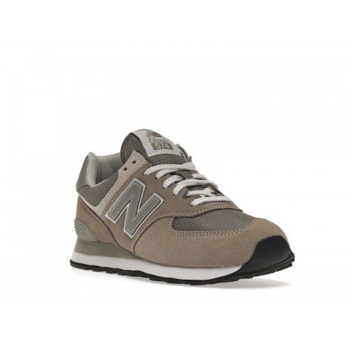 Кроссы New Balance 574 Grey (W) - женская сетка размеров