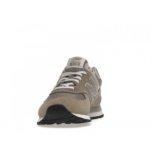 Кроссы New Balance 574 Grey (W) - женская сетка размеров