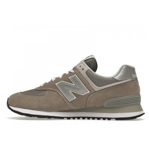 Кроссы New Balance 574 Grey (W) - женская сетка размеров