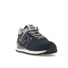 Женские кроссовки New Balance 574 Core Navy White (W)