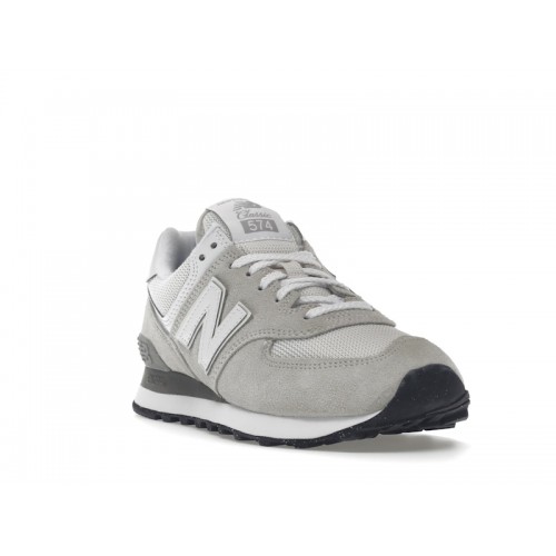 Кроссы New Balance 574 Nimbus Cloud White (W) - женская сетка размеров