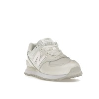 Женские New Balance 574 Cream Leather Pink (W)