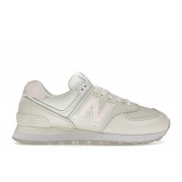 Женские New Balance 574 Cream Leather Pink (W)