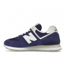 Женские кроссовки New Balance 574 Blue White (W)