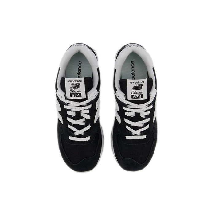New Balance 574 Black White (W) - женская сетка размеров New Balance 574 Black White (W) - женская сетка размеров