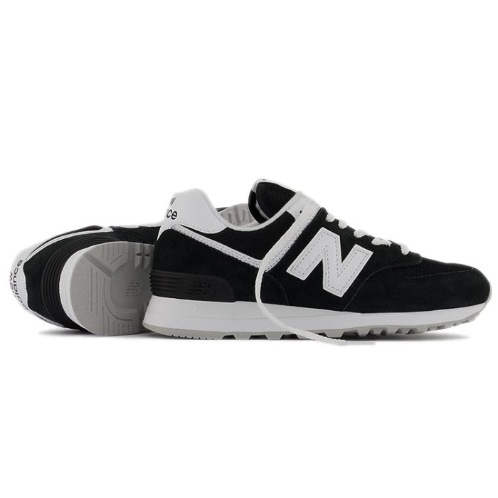 New Balance 574 Black White (W) - женская сетка размеров New Balance 574 Black White (W) - женская сетка размеров