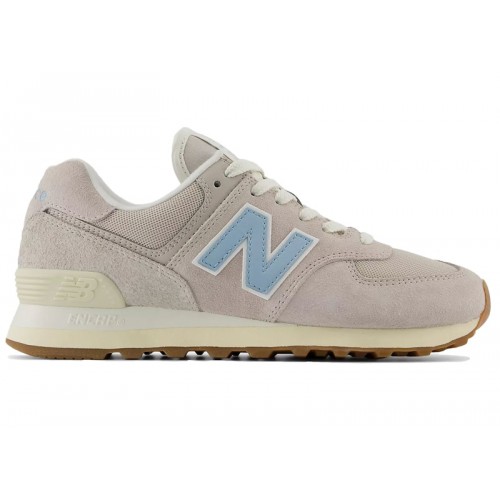 Кроссы New Balance 574 Moonrock Chrome Blue (W) - женская сетка размеров