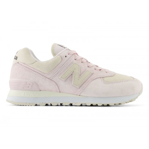 New Balance 574 Pink Granite Linen Sea Salt (W) - женская сетка размеров