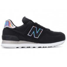 Женские кроссовки New Balance 574 Black Rain Cloud (W)