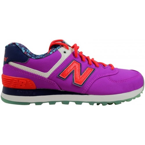 Кроссы New Balance 574 Luau Voltage Violet (W) - женская сетка размеров