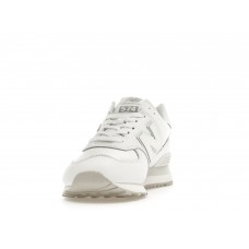Женские кроссовки New Balance 574 Triple White Leather (W)