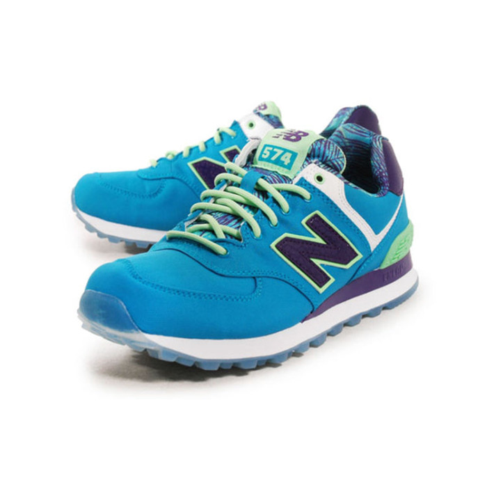 New Balance 574 Blue Purple (W) - женская сетка размеров New Balance 574 Blue Purple (W) - женская сетка размеров