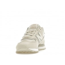 Женские кроссовки New Balance 574 Triple Cream Leather (W)