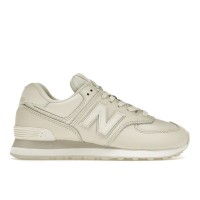 Женские кроссовки New Balance 574 Triple Cream Leather (W)