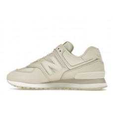 Женские кроссовки New Balance 574 Triple Cream Leather (W)