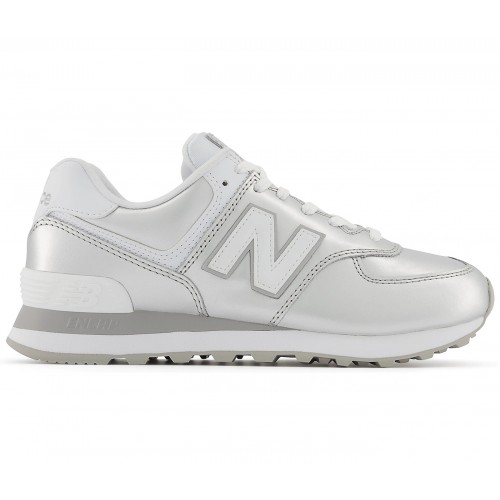 Кроссы New Balance 574v2 Silver (W) - женская сетка размеров