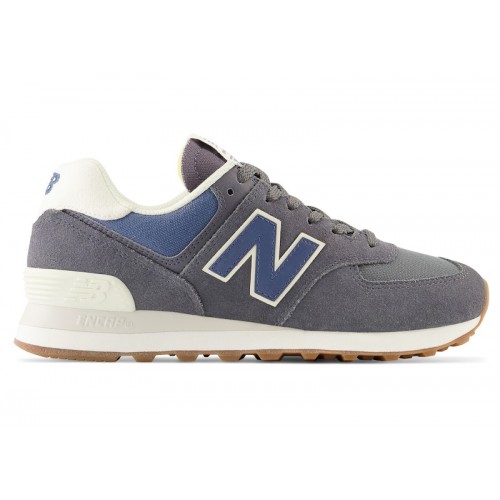 Кроссы New Balance 574 Magnet Vintage Indigo (W) - женская сетка размеров