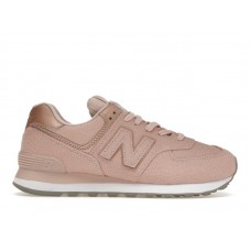 Женские кроссовки New Balance 574 Snakeskin Pink (W)