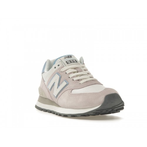 Кроссы New Balance 574 Stone Pink Sea Salt Blue Haze (W) - женская сетка размеров