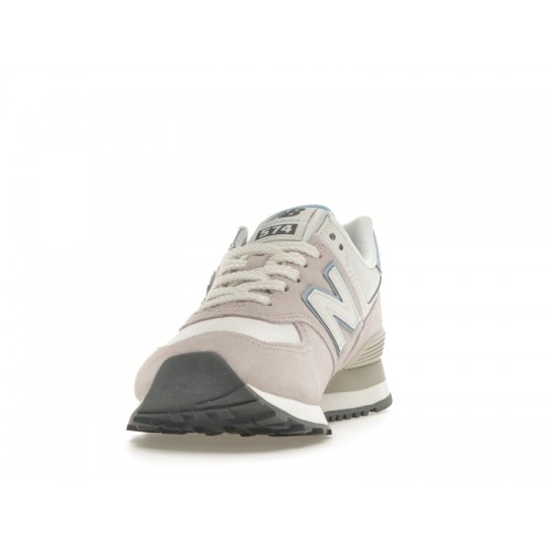 Кроссы New Balance 574 Stone Pink Sea Salt Blue Haze (W) - женская сетка размеров