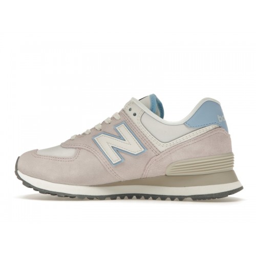 Кроссы New Balance 574 Stone Pink Sea Salt Blue Haze (W) - женская сетка размеров