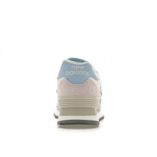 Женские кроссовки New Balance 574 Stone Pink Sea Salt Blue Haze (W)