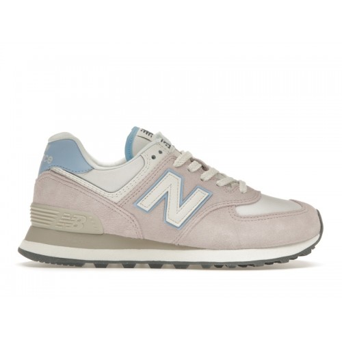 Кроссы New Balance 574 Stone Pink Sea Salt Blue Haze (W) - женская сетка размеров