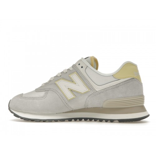 Кроссы New Balance 574 Grey Matter Sea Salt Maize (W) - женская сетка размеров