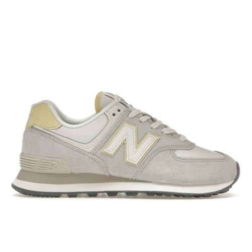 Кроссы New Balance 574 Grey Matter Sea Salt Maize (W) - женская сетка размеров