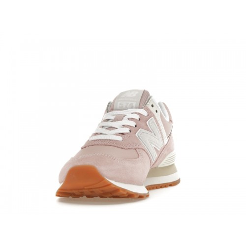 Кроссы New Balance 574 Ligt Pink Angora (W) - женская сетка размеров