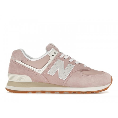 Кроссы New Balance 574 Ligt Pink Angora (W) - женская сетка размеров