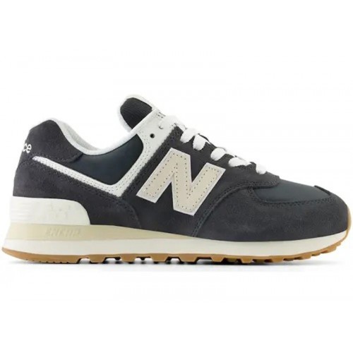 Кроссы New Balance 574 Black Sand Angora (W) - женская сетка размеров